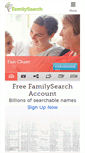 Mobile Screenshot of familysearch.org